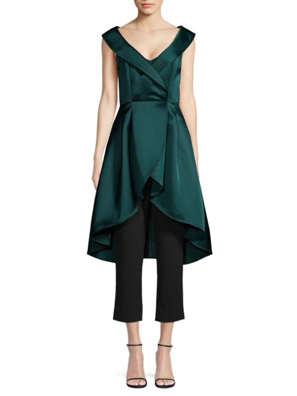 Aidan Mattox Peplum Jumpsuit